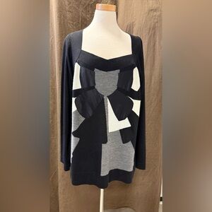 Nine West Black Knit Sweater